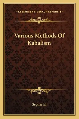 Diverse metode de cabalism - Various Methods Of Kabalism