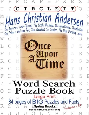 Circle It, Hans Christian Andersen, Căutare în cuvinte, Carte puzzle - Circle It, Hans Christian Andersen, Word Search, Puzzle Book