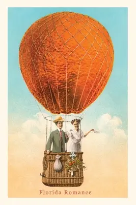 Vintage Journal Florida Romance, Couple in Orange Balloon