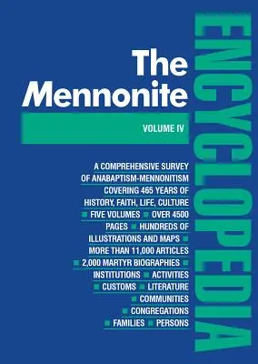 Enciclopedia Menonită/ Vol 4: Volumul 4 - Mennonite Encyclopedia/ Vol 4: Volume 4
