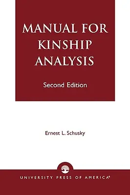 Manual pentru analiza înrudirii - Manual for Kinship Analysis