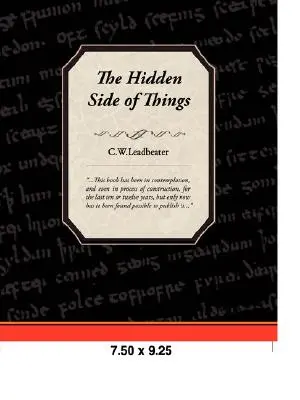 Partea ascunsă a lucrurilor - The Hidden Side of Things