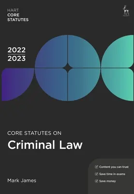 Statutele de bază privind dreptul penal 2022-23 - Core Statutes on Criminal Law 2022-23