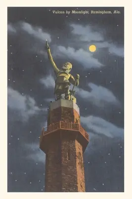 Jurnalul de epoca Vulcan la lumina lunii, Birmingham - Vintage Journal Vulcan by Moonlight, Birmingham