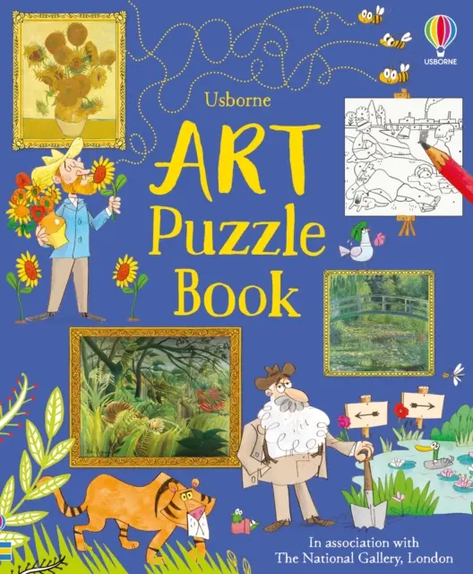 Cartea puzzle de artă - Art Puzzle Book
