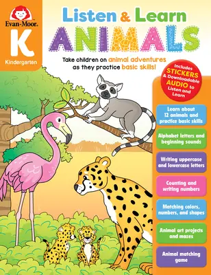 Ascultă și învață: Animale, clasa K - Listen and Learn: Animals, Grade K