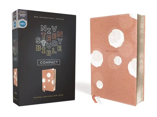 Niv, Biblia de studiu pentru adolescenți, Compact, Leathersoft, Piersic, Comfort Print - Niv, Teen Study Bible, Compact, Leathersoft, Peach, Comfort Print
