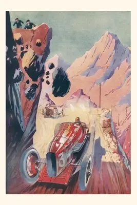 Jurnal de epocă Motor Car Race with Falling Rocks - Vintage Journal Motor Car Race with Falling Rocks