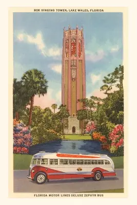 Jurnal de epocă Bok Singing Tower, Lake Wales, Florida - Vintage Journal Bok Singing Tower, Lake Wales, Florida