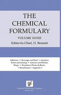 Formularul chimic volumul 33 - Chemical Formulary Volume 33