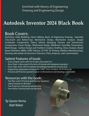 Autodesk Inventor 2024 Carte neagră - Autodesk Inventor 2024 Black Book
