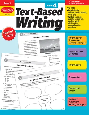 Scrierea pe bază de text, Resurse pentru profesori de clasa a IV-a - Text-Based Writing, Grade 4 Teacher Resource