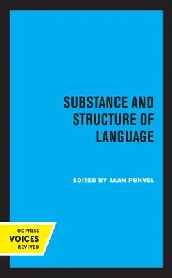 Substanța și structura limbajului - Substance and Structure of Language