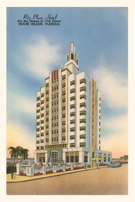 Jurnal de epocă Ritz Plaza Hotel, Miami Beach - Vintage Journal Ritz Plaza Hotel, Miami Beach
