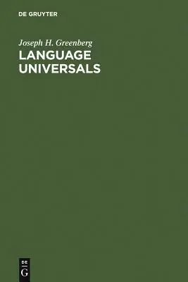 Language Universals: Cu referire specială la ierarhiile caracteristice - Language Universals: With Special Reference to Feature Hierarchies