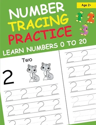 Practica de trasare a numerelor Învață numerele de la 0 la 20 - Number Tracing Practice Learn Numbers 0 to 20
