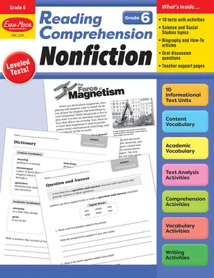 Reading Comprehension: Nonficțiune, clasa 6 Resurse pentru profesori - Reading Comprehension: Nonfiction, Grade 6 Teacher Resource