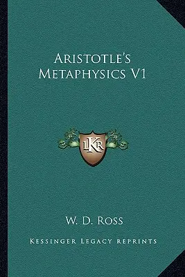 Metafizica lui Aristotel V1 - Aristotle's Metaphysics V1