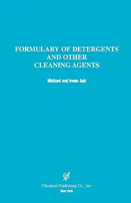 Formular de detergenți și alți agenți de curățare - Formulary of Detergents & Other Cleaning Agents