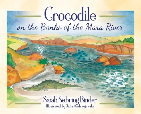 Crocodil pe malurile râului Mara - Crocodile on the Banks of the Mara River