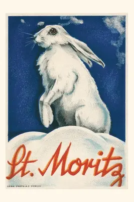 Jurnalul Vintage Rabbit in Snow, St. Moritz - Vintage Journal Rabbit in Snow, St. Moritz