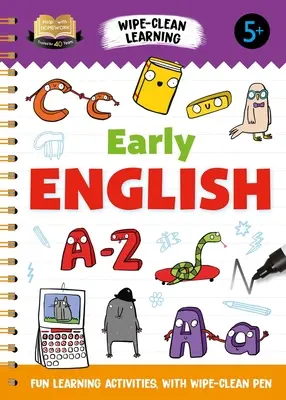 Help with Homework Early English: Activități distractive de învățare cu stilou care se șterge - Help with Homework Early English: Fun Learning Activities with Wipe-Clean Pen