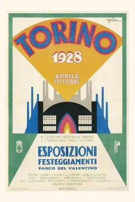Revista Vintage Poster pentru Torina Fair, 1928 - Vintage Journal Poster for Torina Fair, 1928