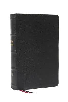 Kjv, Personal Size Large Print Single-Column Reference Bible, Genuine Leather, Black, Red Letter, Comfort Print: Sfânta Biblie, versiunea King James - Kjv, Personal Size Large Print Single-Column Reference Bible, Genuine Leather, Black, Red Letter, Comfort Print: Holy Bible, King James Version