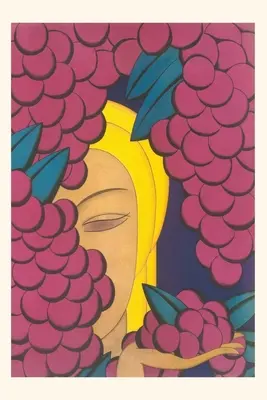 Jurnal de epocă Femeie cu struguri - Vintage Journal Woman with Grapes