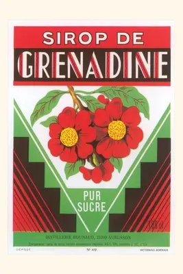 Jurnal de epocă Grenadine Syrup - Vintage Journal Grenadine Syrup