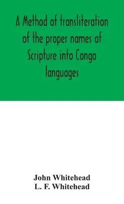 O metodă de transliterare a numelor proprii din Scriptură în limbile congoleze - A method of transliteration of the proper names of Scripture into Congo languages