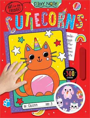 Sticky Notes Cutiecorns Carte de colorat - Sticky Notes Cutiecorns Coloring Book