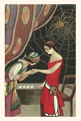 Jurnal de epocă Fortuneteller citind palma unei Flapper - Vintage Journal Fortuneteller Reading Flapper's Palm