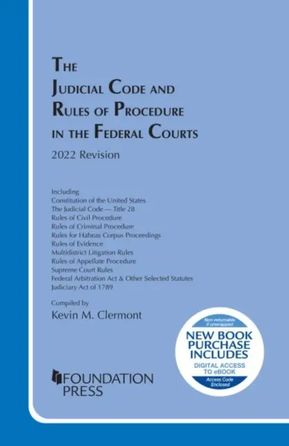 Codul judiciar și regulile de procedură în instanțele federale, revizuirea din 2022 - Judicial Code and Rules of Procedure in the Federal Courts, 2022 Revision