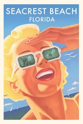 Jurnalul Vintage Inlet Beach, Femeie în ochelari de soare - Vintage Journal Inlet Beach, Woman in Sunglasses