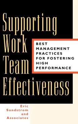 Sprijinirea eficacității echipei de lucru: Cele mai bune practici de management pentru încurajarea performanței ridicate - Supporting Work Team Effectiveness: Best Management Practices for Fostering High Performance