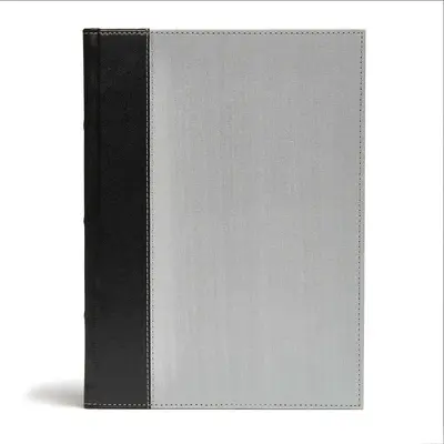Biblia de studiu CSB, pânză gri/negru peste carton: Literă roșie, Note de studiu și comentarii, Ilustrații, Marker cu panglică, Legătură cusută, Biblie ușor de citit S - CSB Study Bible, Gray/Black Cloth Over Board: Red Letter, Study Notes and Commentary, Illustrations, Ribbon Marker, Sewn Binding, Easy-To-Read Bible S