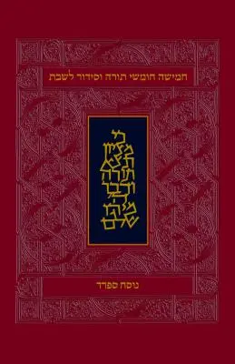 Koren Classic Shabbat Humash-FL-Personal Size Nusach Sephard: Ebraică Cinci cărți ale Torei cu rugăciuni de Shabbat - Koren Classic Shabbat Humash-FL-Personal Size Nusach Sephard: Hebrew Five Books Of Torah With Shabbat Prayers