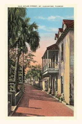 Jurnal de epocă Old Aviles Street, St. Augustine - Vintage Journal Old Aviles Street, St. Augustine