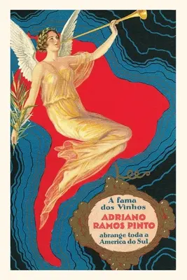 Jurnal de epocă Înger cu trompetă deasupra Americii de Sud - Vintage Journal Angel with Trumpet over South America
