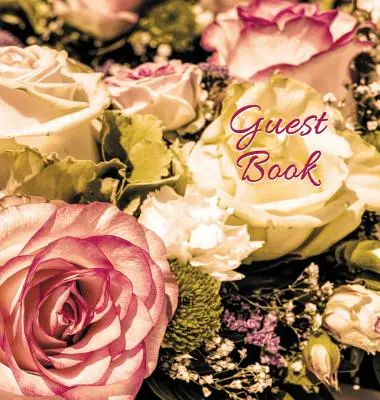 Wedding Guest Book (HARDCOVER) pentru ceremonii de nuntă, aniversări, evenimente și funcții speciale, comemorări, petreceri.: Pagini BLANK - fără linii. 32 - Wedding Guest Book (HARDCOVER) for Wedding Ceremonies, Anniversaries, Special Events & Functions, Commemorations, Parties.: BLANK Pages - no lines. 32
