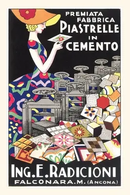 Jurnal de epocă Anunț pentru plăci de ciment - Vintage Journal Cement Tiles Ad
