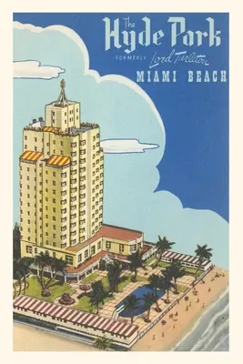 Jurnal de epocă Hyde Park Hotel, Miami Beach - Vintage Journal Hyde Park Hotel, Miami Beach