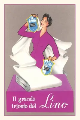 Vintage Journal Reclamă pentru lenjerie italiană - Vintage Journal Advertisement for Italian Linens