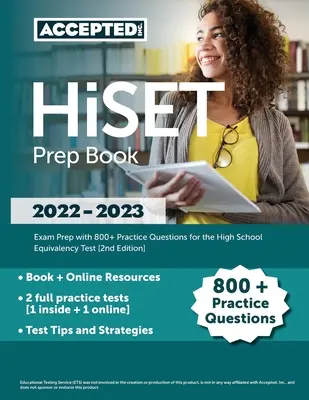 HiSET Prep Book 2022-2023: Pregătire pentru examen cu 800+ întrebări practice pentru testul de echivalență pentru liceu [ediția a 2-a] - HiSET Prep Book 2022-2023: Exam Prep with 800+ Practice Questions for the High School Equivalency Test [2nd Edition]