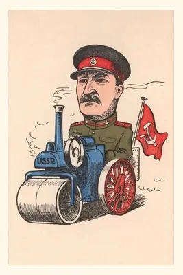 Vintage Journal Stalin pe Steamroller - Vintage Journal Stalin on Steamroller