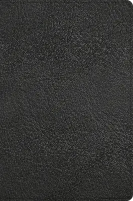 Biblia de referință CSB Giant Print Reference Bible, piele naturală neagră, indexată - CSB Giant Print Reference Bible, Black Genuine Leather, Indexed