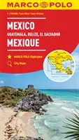 Harta Mexic Marco Polo - Include Guatemala, Belize și El Salvador - Mexico Marco Polo Map - Includes Guatemala, Belize and El Salvador