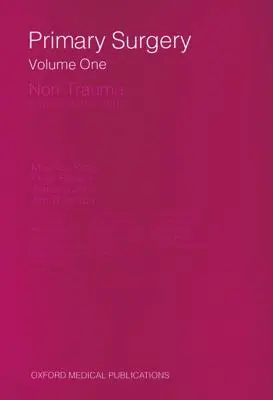 Chirurgie primară V1: Non-Trauma: Low P - Primary Surgery V1: Non-Trauma: Low P