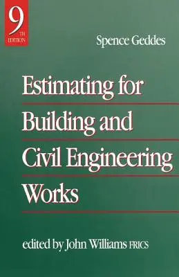 Estimarea lucrărilor de construcții și inginerie civilă - Estimating for Building & Civil Engineering Work